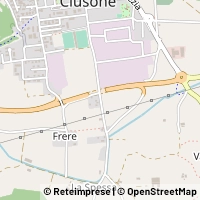 नक्शा Clusone