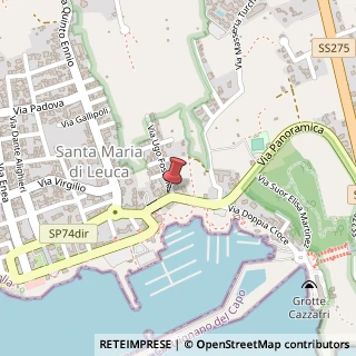 Mappa Via Doppia Croce, 35, 73040 Castrignano del Capo, Lecce (Puglia)