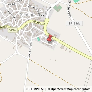 Mappa Via Giacomo Matteotti, 16, 08030 Genoni, Nuoro (Sardegna)