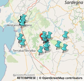 Mappa Via San Giorgio, 09090 Pau OR, Italia (13.9515)