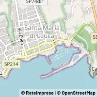 Kartta Castrignano del Capo
