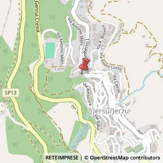 Mappa Via Umberto I', 333, 08044 Jerzu, Nuoro (Sardegna)