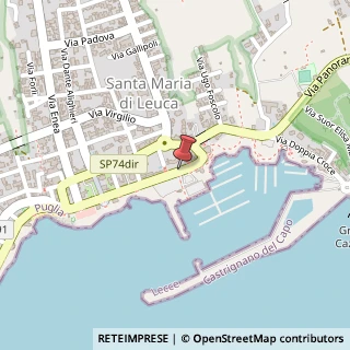Mappa Via Giuseppe Marrazzo, 6, 73040 Castrignano del Capo, Lecce (Puglia)
