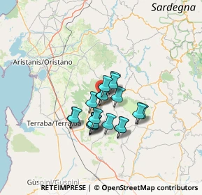 Mappa Via San Sebastiano, 09090 Villa Verde OR (9.7325)