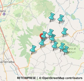 Mappa Via San Sebastiano, 09090 Villa Verde OR (6.27545)