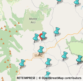 Mappa Via San Sebastiano, 09090 Villa Verde OR (5.855)