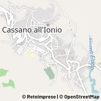 Kaart Cassano all'Ionio