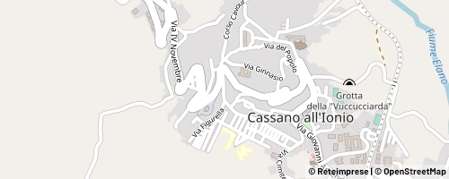 Mappa Cassano all'Ionio