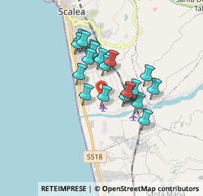 Mappa Via del Mare, 87029 Scalea CS, Italia (1.41)