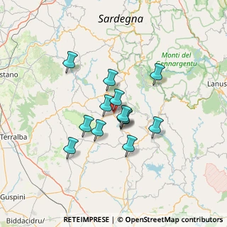Mappa 08030 Nurallao NU, Italia (10.96538)