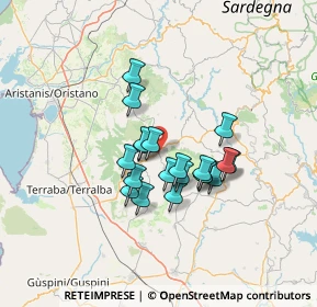 Mappa Via su Forraxiu, 09090 Albagiara OR, Italia (10.869)