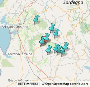 Mappa Via S. Vito, 09090 Albagiara OR, Italia (9.49364)