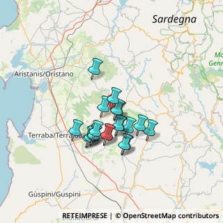 Mappa Via Sant'Elena, 09090 Albagiara OR, Italia (11.0055)