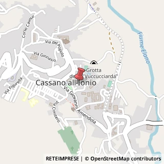 Mappa Via delle Terme, 3, 87011 San Cosmo Albanese, Cosenza (Calabria)