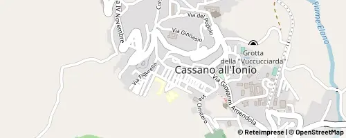 Mappa Cassano all'Ionio