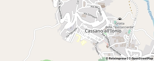 Mappa Cassano all'Ionio