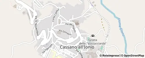Mappa Cassano all'Ionio