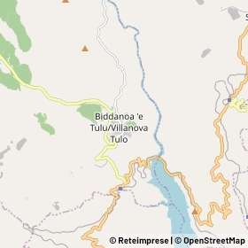 Mappa Villanova Tulo