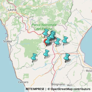 Mappa Via Fioravanti, 87010 Saracena CS, Italia (9.44615)
