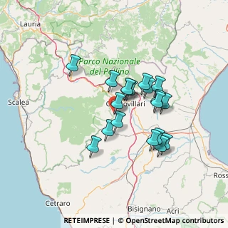 Mappa Via Fioravanti, 87010 Saracena CS, Italia (12.12)