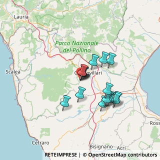 Mappa Via Fioravanti, 87010 Saracena CS, Italia (11.74938)