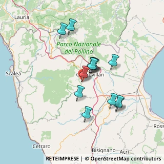 Mappa Via Fioravanti, 87010 Saracena CS, Italia (12.94923)