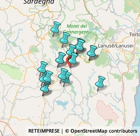 Mappa Via Roma, 08030 Esterzili NU, Italia (10.531)