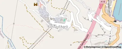 Mappa Forza d'Agrò