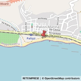 Mappa Via Zona Mare, 89038 Palizzi, Reggio di Calabria (Calabria)