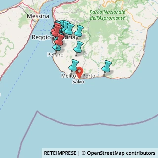 Mappa Via Fratelli Rosselli, 89063 Melito di Porto Salvo RC, Italia (19.6935)
