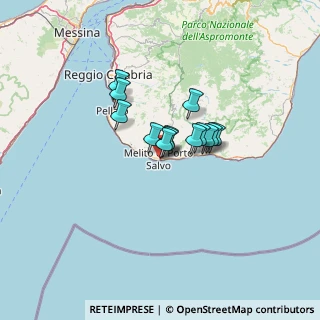 Mappa Via Fratelli Rosselli, 89063 Melito di Porto Salvo RC, Italia (8.67308)