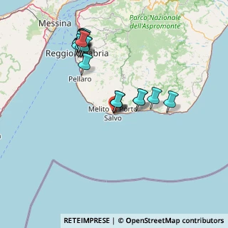 Mappa Via Fratelli Rosselli, 89063 Melito di Porto Salvo RC, Italia (17.312)