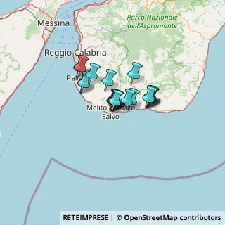 Mappa Via Sibari, 89063 Melito di Porto Salvo RC, Italia (8.0985)