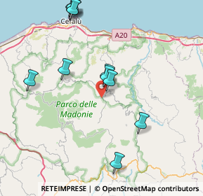 Mappa C.da San Guglielmo, 90013 Castelbuono PA, Italia (9.63545)