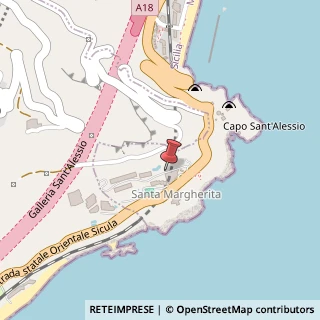 Mappa Via Nazionale, 421, 98030 Sant'Alessio Siculo, Messina (Sicilia)