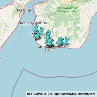 Mappa Via Enrico Berlinguer, 89063 Melito di Porto Salvo RC, Italia (7.33375)