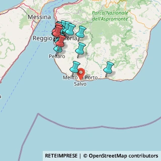 Mappa Via Maresciallo Pansera, 89063 Melito di Porto Salvo RC, Italia (19.567)
