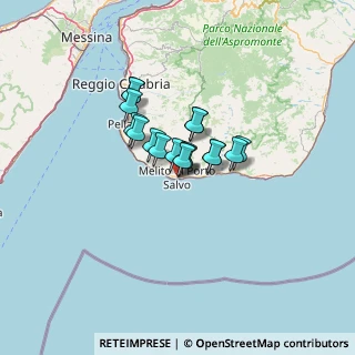 Mappa Via Maresciallo Pansera, 89063 Melito di Porto Salvo RC, Italia (8.47824)