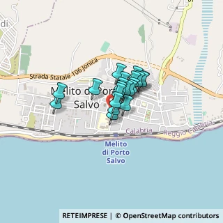 Mappa Via Maresciallo Pansera, 89063 Melito di Porto Salvo RC, Italia (0.2475)