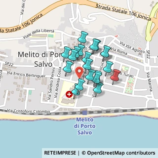 Mappa Viale Garibaldi, 89063 Melito di Porto Salvo RC, Italia (0.162)