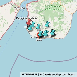 Mappa Via Madonnuzza, 89063 Melito di Porto Salvo RC, Italia (8.335)