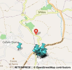 Mappa Unnamed Road, 90030 Villafrati PA, Italia (1.308)