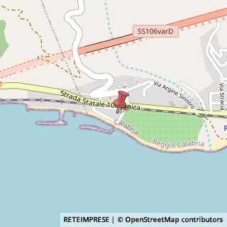 Mappa Via Marina, 5, 89038 Palizzi, Reggio di Calabria (Calabria)