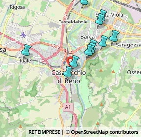 Mappa Via Camillo Cavour, 40033 Casalecchio di Reno BO, Italia (1.87091)