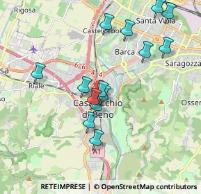 Mappa Via Camillo Cavour, 40033 Casalecchio di Reno BO, Italia (1.88714)