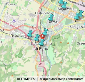 Mappa Via Camillo Cavour, 40033 Casalecchio di Reno BO, Italia (2.59583)