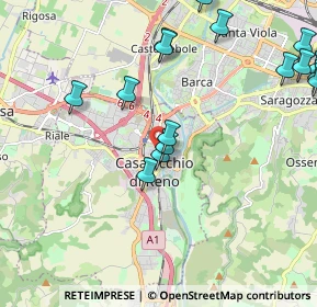 Mappa Via Camillo Cavour, 40033 Casalecchio di Reno BO, Italia (2.63529)