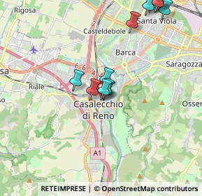 Mappa Via Camillo Cavour, 40033 Casalecchio di Reno BO, Italia (2.01333)