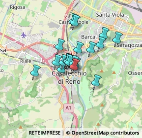 Mappa Via Camillo Cavour, 40033 Casalecchio di Reno BO, Italia (1.0995)