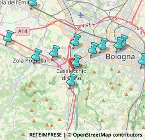 Mappa Via Camillo Cavour, 40033 Casalecchio di Reno BO, Italia (4.2275)